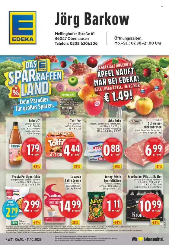 EDEKA Katalog in Bochum | Exklusive Schnäppchen | 2025-10-05T00:00:00.000Z - 2025-10-11T00:00:00.000Z