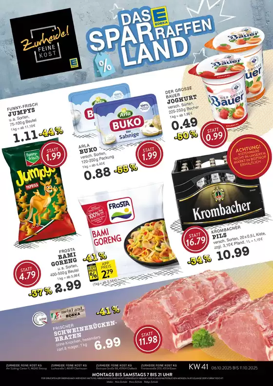 EDEKA Katalog in Hameln | Attraktive Angebote entdecken | 2025-10-05T00:00:00.000Z - 2025-10-11T00:00:00.000Z