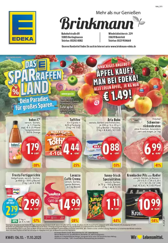EDEKA Katalog in Paderborn | Angebote für Schnäppchenjäger | 2025-10-05T00:00:00.000Z - 2025-10-11T00:00:00.000Z