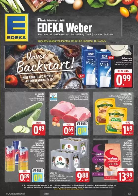 EDEKA Katalog in Hannover | Unsere besten Deals für Sie | 2025-10-05T00:00:00.000Z - 2025-10-11T00:00:00.000Z