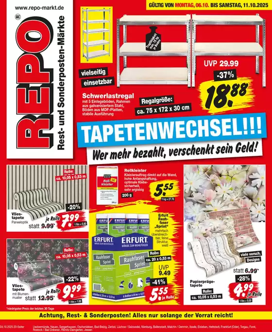 Repo Markt Katalog in Leipzig | Top-Deals für alle Kunden | 2025-10-07T00:00:00.000Z - 2025-10-21T00:00:00.000Z