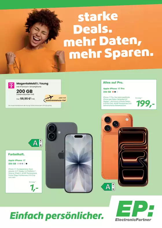 Electronic Partner EP Katalog in Kempten (Allgäu) | Electronic Partner EP flugblatt | 2025-10-07T00:00:00.000Z - 2025-10-31T00:00:00.000Z