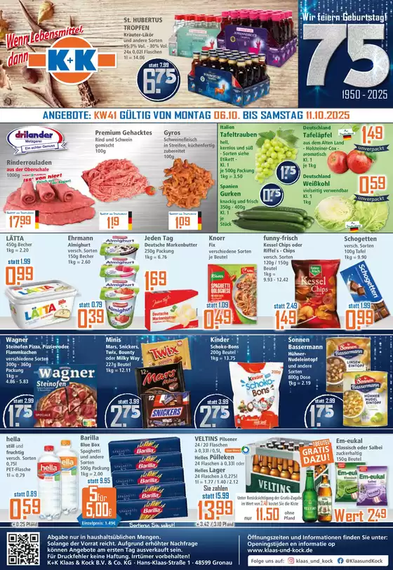 Klaas & Kock Katalog in Arnsberg | Top-Deals und Rabatte | 2025-10-07T00:00:00.000Z - 2025-10-21T00:00:00.000Z