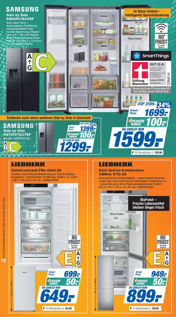 BIS ZU 250.- EUR UPGRADE-BONUS SICHERN!