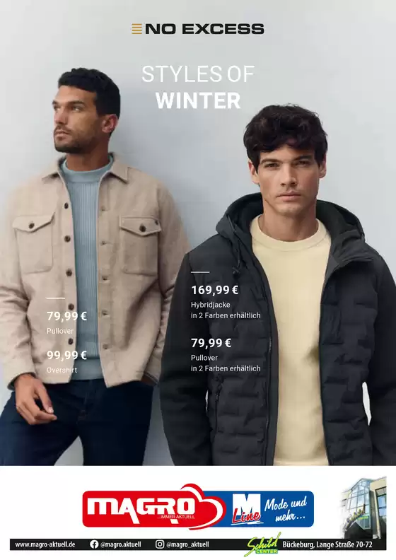 Kaufhaus Magro Katalog in Wiesbaden | STYLES OF WINTER | 2025-10-07T00:00:00.000Z - 2025-10-31T00:00:00.000Z