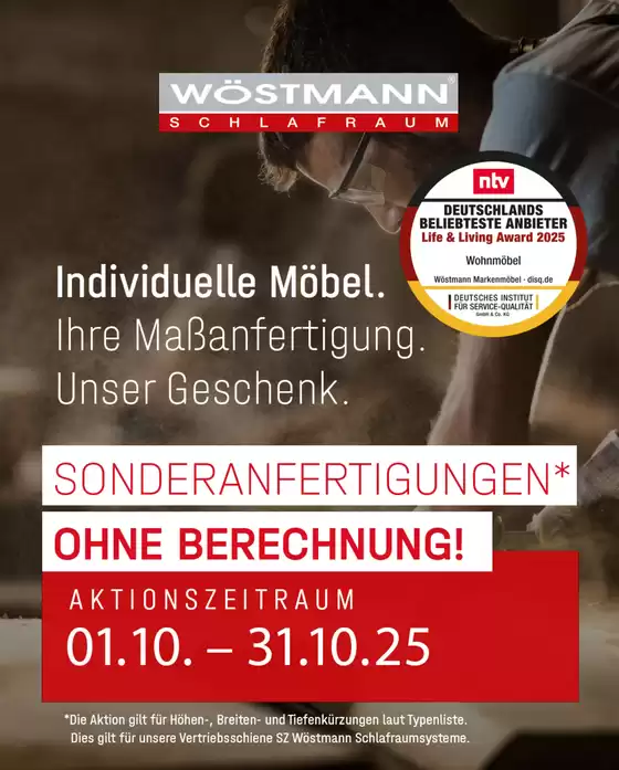 Ostermann Möbel Katalog in Erlangen | Sonderanfertigungen | 2025-10-07T00:00:00.000Z - 2025-10-31T00:00:00.000Z