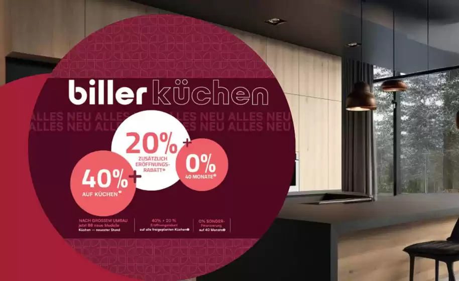 Möbel biller Katalog in Erlangen | Biller Kuchen | 2025-10-10T00:00:00.000Z - 2025-10-12T00:00:00.000Z