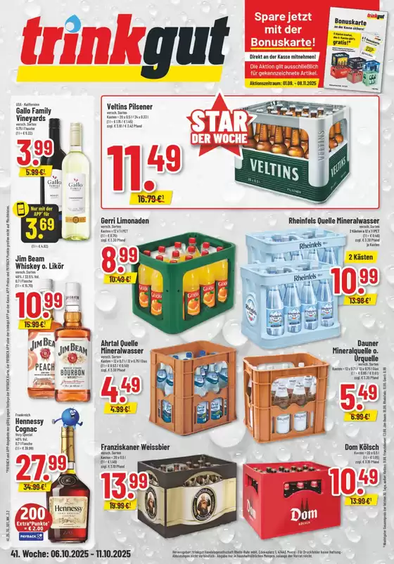 trinkgut Katalog in Dresden | Tolles Angebot für alle Kunden | 2025-10-10T00:00:00.000Z - 2025-10-24T00:00:00.000Z