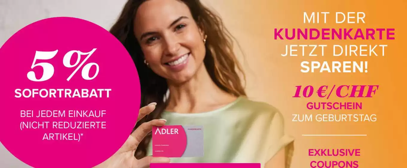 5% Sofortrabatt.