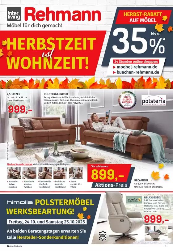 HERBSTZEIT IST WOHNZEIT!