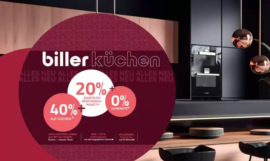 Möbel biller Katalog in Reutlingen | Biller Kuchen- | 2025-11-04T00:00:00.000Z - 2025-11-20T00:00:00.000Z
