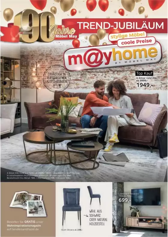 Möbel May Katalog in Neuss | Stylige Mobel Cool Preise | 2025-11-10T00:00:00.000Z - 2025-11-28T00:00:00.000Z