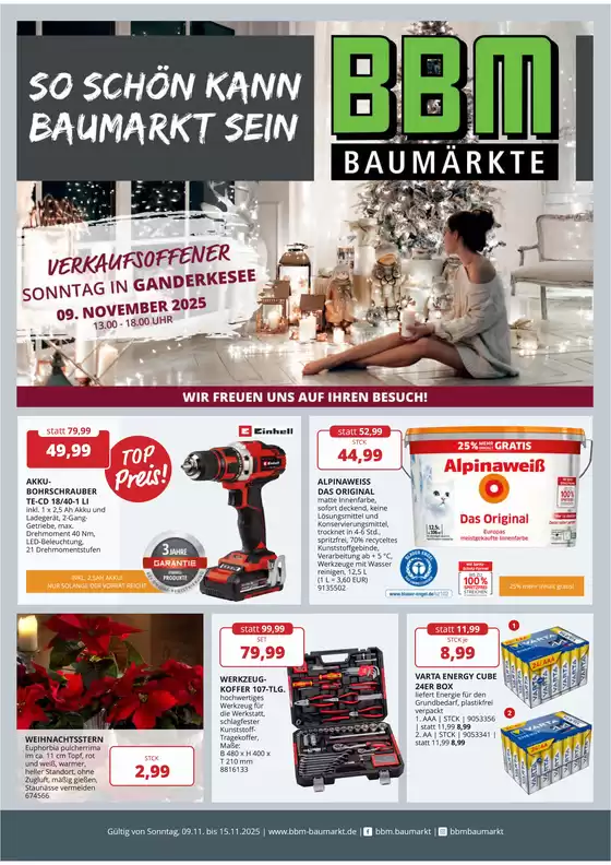BBM Baumarkt Katalog | So Achon Kann Baumarkt Sein | 2025-11-12T00:00:00.000Z - 2025-12-31T00:00:00.000Z