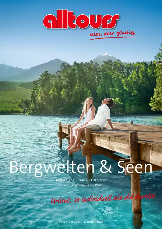 alltours Reisecenter Katalog in Stuttgart | Bergwelten & Seen | 2025-11-13T00:00:00.000Z - 2026-10-31T00:00:00.000Z