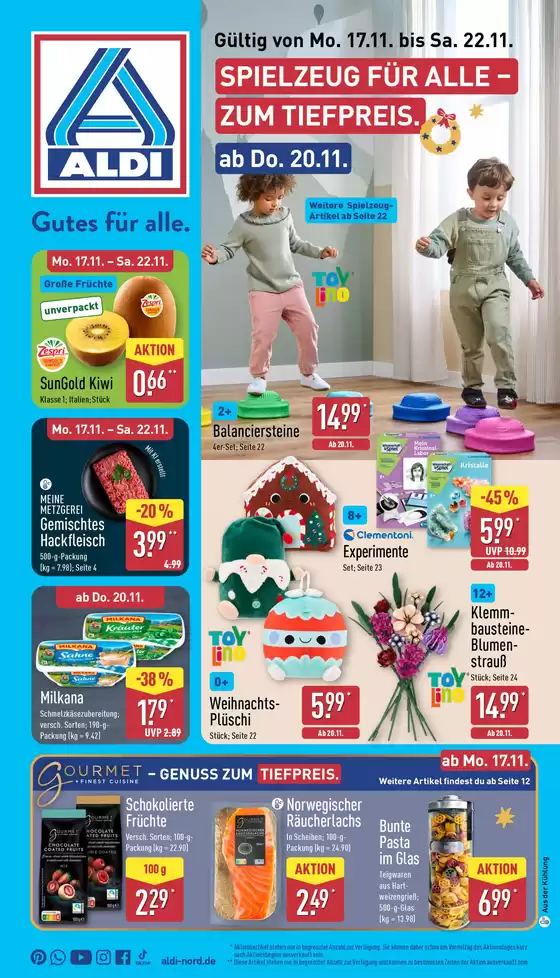 Aldi Nord Katalog | Exklusive Deals für unsere Kunden | 2025-11-17T00:00:00.000Z - 2025-11-22T00:00:00.000Z