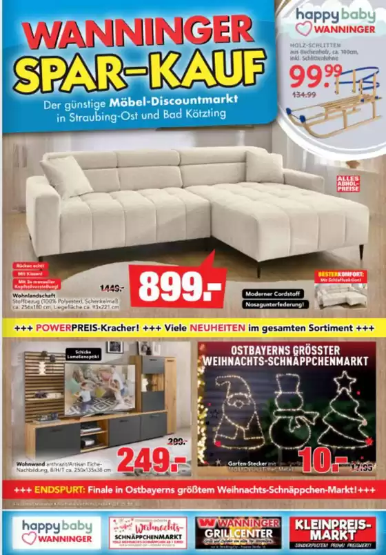 Möbel Wanninger Katalog in Erlangen | Wanninger Spar-Kauf* | 2025-12-03T00:00:00.000Z - 2025-12-13T00:00:00.000Z
