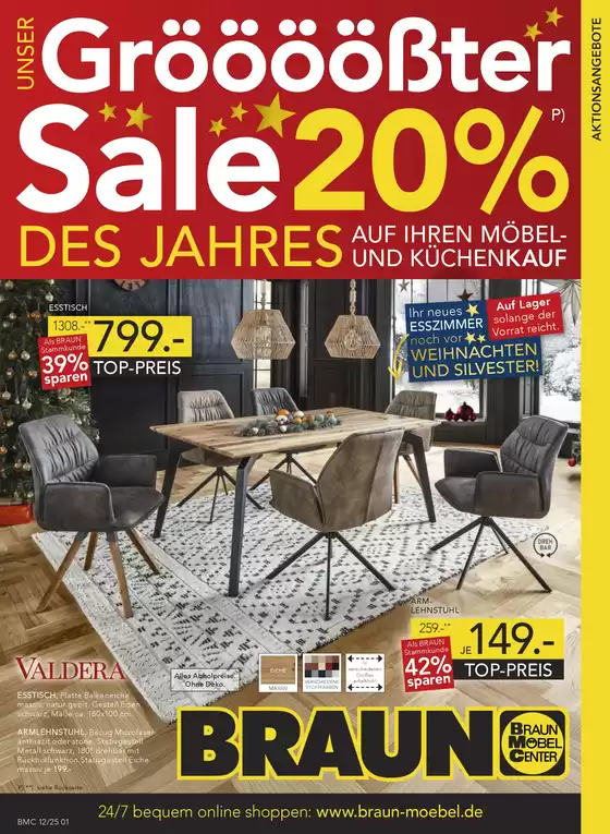 Möbel Braun Katalog in Erlangen | Groooobter Sale 20% Des Jahres | 2025-12-03T00:00:00.000Z - 2025-12-24T00:00:00.000Z
