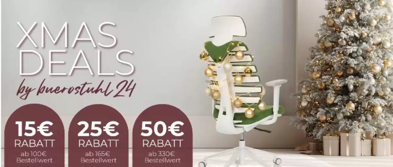 Buerostuhl24 Katalog in Erlangen | XMAS DEALS | 2025-12-03T00:00:00.000Z - 2025-12-19T00:00:00.000Z
