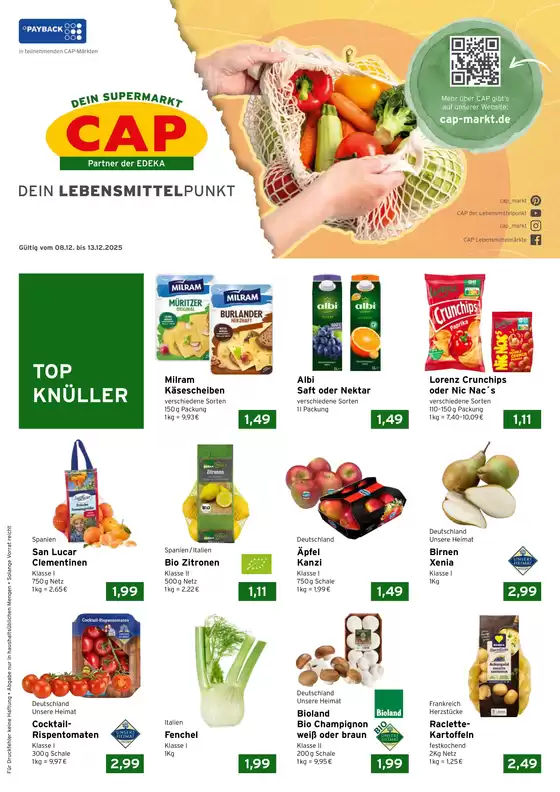 CAP Markt Katalog in Hürth | Top-Deals und Rabatte | 2025-12-08T00:00:00.000Z - 2025-12-13T00:00:00.000Z