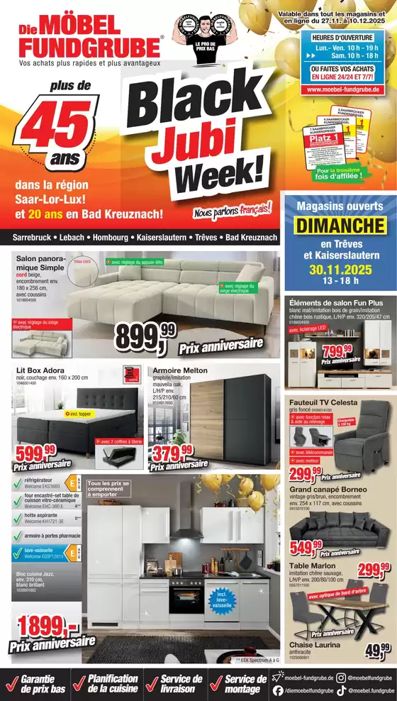 Möbelfundgrube Katalog in Uedem | Jetzt sparen mit unseren Deals | 2025-11-27T00:00:00.000Z - 2025-12-10T00:00:00.000Z