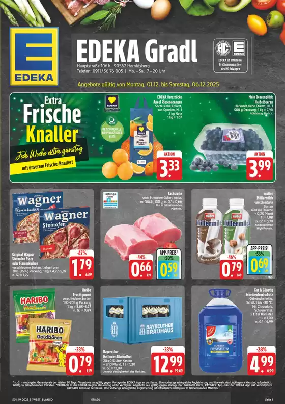 EDEKA Katalog in Forchheim | Angebote für Schnäppchenjäger | 2025-11-30T00:00:00.000Z - 2025-12-06T00:00:00.000Z