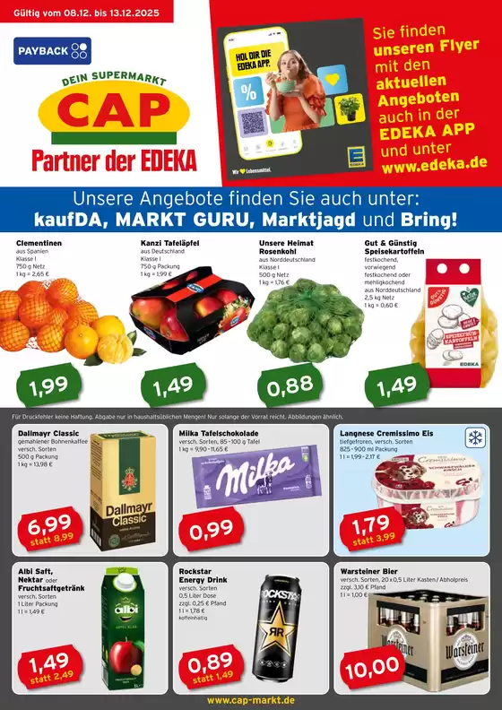 CAP Markt Katalog in Schmalkalden (Kurort) | Neue Angebote zum Entdecken | 2025-12-08T00:00:00.000Z - 2025-12-13T00:00:00.000Z
