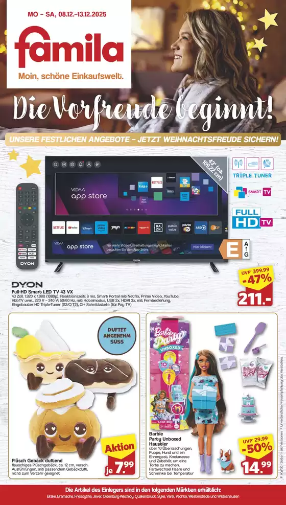 famila Nordwest Katalog in Tarp | Neue Angebote zum Entdecken | 2025-12-07T00:00:00.000Z - 2025-12-13T00:00:00.000Z