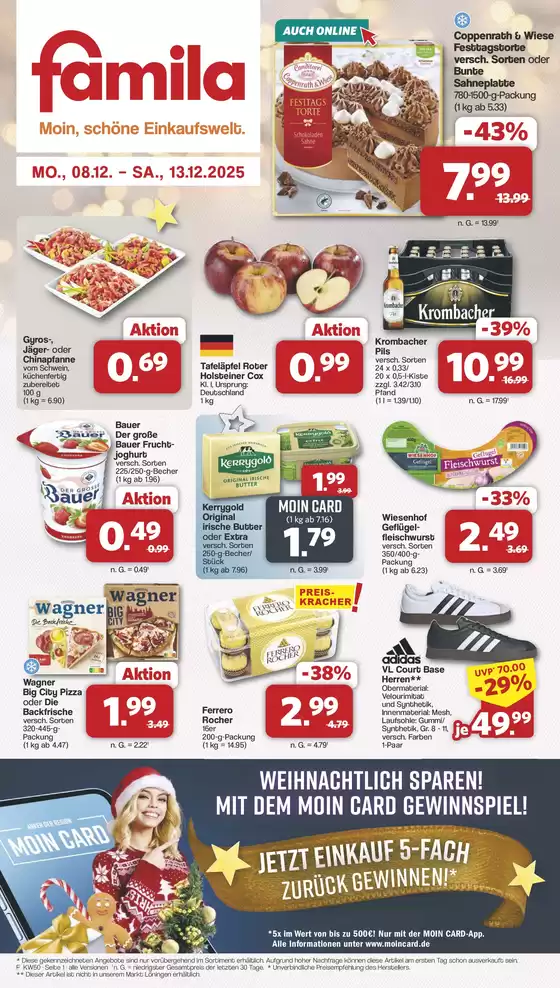 famila Nordwest Katalog in Tarp | Große Auswahl an Angeboten | 2025-12-07T00:00:00.000Z - 2025-12-13T00:00:00.000Z