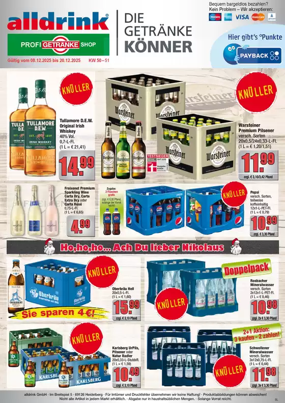 Profi Getränke Katalog in Altenholz | Neue Angebote zum Entdecken | 2025-12-07T00:00:00.000Z - 2025-12-20T00:00:00.000Z