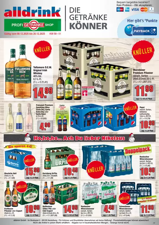 Profi Getränke Katalog in Altenholz | Unsere besten Angebote für Sie | 2025-12-07T00:00:00.000Z - 2025-12-20T00:00:00.000Z