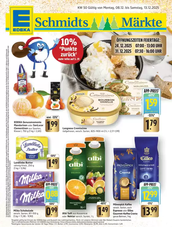 Schmidt's Märkte Katalog in Schwedt-Oder | Schmidt's Märkte flugblatt | 2025-12-08T00:00:00.000Z - 2025-12-13T00:00:00.000Z
