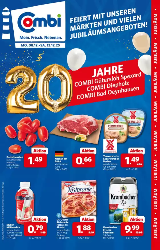 Combi Markt Katalog in München | Tolle Rabatte auf ausgewählte Produkte | 2025-12-07T00:00:00.000Z - 2025-12-13T00:00:00.000Z
