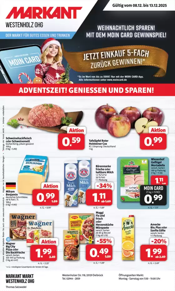 Markant Markt Katalog in Inzell | Aktuelle Sonderaktionen | 2025-12-07T00:00:00.000Z - 2025-12-13T00:00:00.000Z