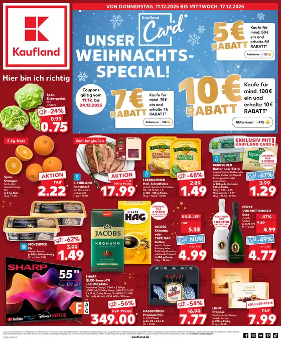 Kaufland Katalog | Exklusive Schnäppchen | 2025-12-07T00:00:00.000Z - 2025-12-13T00:00:00.000Z