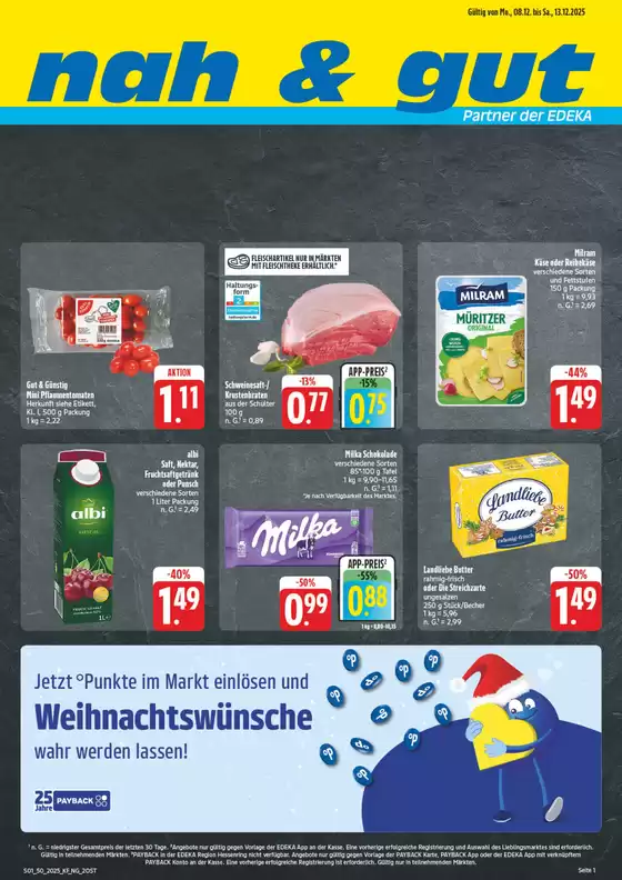 nah & gut Katalog in Altentreptow | Exklusive Schnäppchen | 2025-12-06T00:00:00.000Z - 2025-12-13T00:00:00.000Z