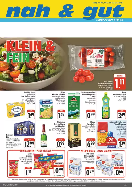 nah & gut Katalog in Altentreptow | Tolles Angebot für Schnäppchenjäger | 2025-12-06T00:00:00.000Z - 2025-12-13T00:00:00.000Z