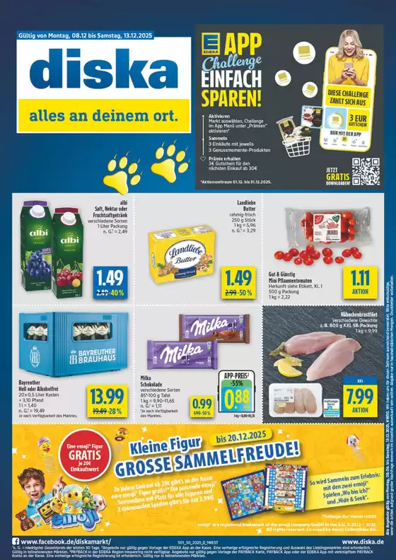 diska Katalog in Linsengericht | Diska flugblatt | 2025-12-08T00:00:00.000Z - 2025-12-13T00:00:00.000Z