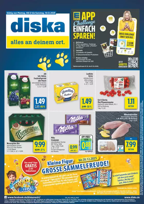 diska Katalog in Linsengericht | Top-Deals und Rabatte | 2025-12-08T00:00:00.000Z - 2025-12-13T00:00:00.000Z