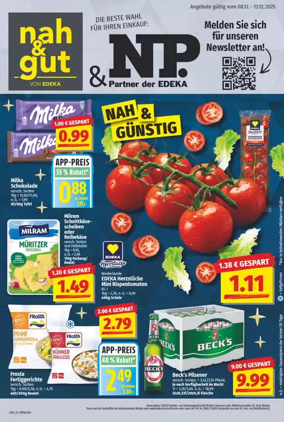 EDEKA Katalog in Bawinkel | Attraktive Sonderangebote für alle | 2025-12-07T00:00:00.000Z - 2025-12-13T00:00:00.000Z