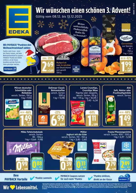 EDEKA Katalog in Garz | Top-Angebote für alle Schnäppchenjäger | 2025-12-07T00:00:00.000Z - 2025-12-13T00:00:00.000Z