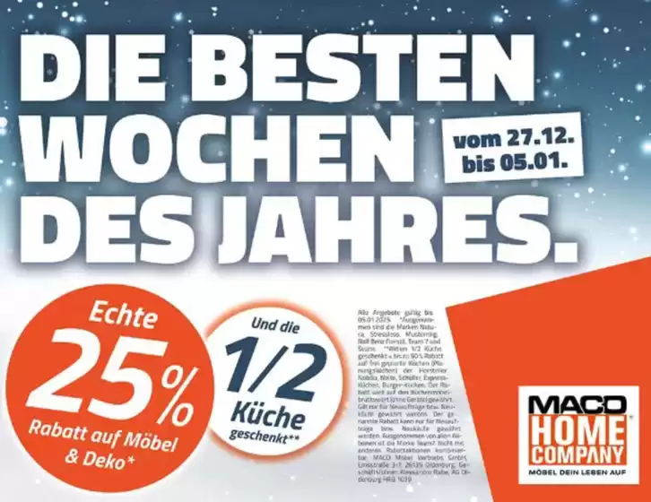 Maco Möbel Katalog in Greifswald | Die Besten Whochen Des Jahres | 2025-12-27T00:00:00.000Z - 2026-01-05T00:00:00.000Z