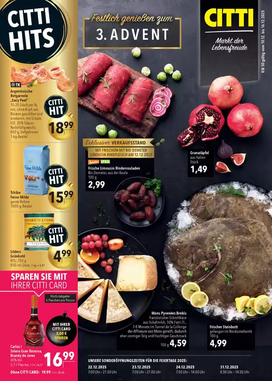CITTI Markt Katalog in Germersheim | Wochenangebote | 2025-12-10T00:00:00.000Z - 2025-12-16T00:00:00.000Z