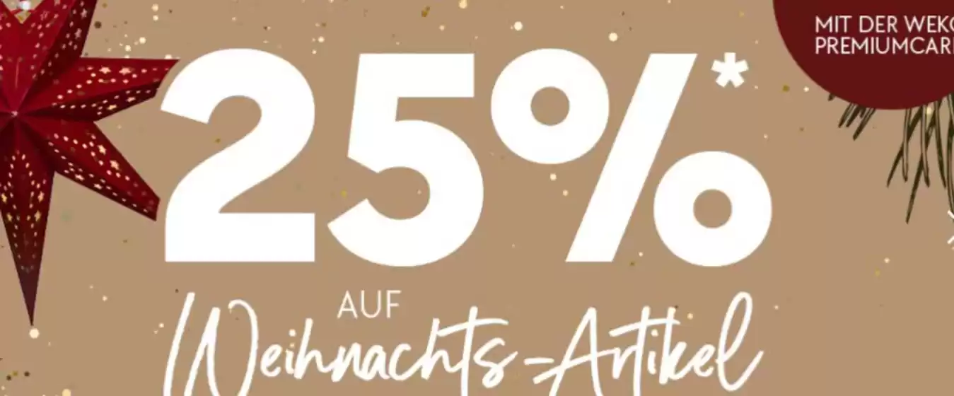 Weko Möbel Katalog in Groß-Gerau | 25% Auf Weihnachts Artikel | 2025-12-10T00:00:00.000Z - 2025-12-25T00:00:00.000Z