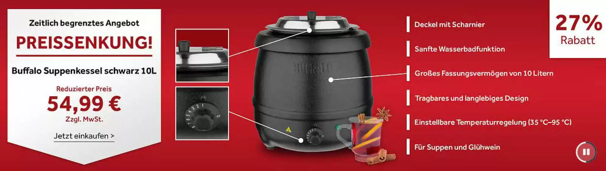 Nisbets Katalog in Zell (Mosel) | Zeitlich Begrenztes Angebote Preissenkung! | 2025-12-10T00:00:00.000Z - 2025-12-26T00:00:00.000Z