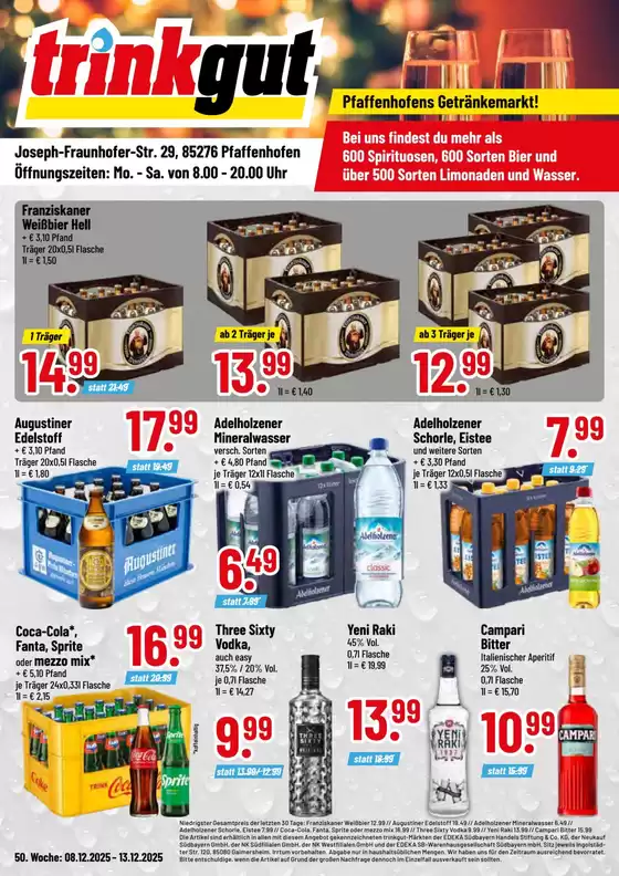 trinkgut Katalog in Satow | Top-Deals für alle Kunden | 2025-12-08T00:00:00.000Z - 2025-12-13T00:00:00.000Z