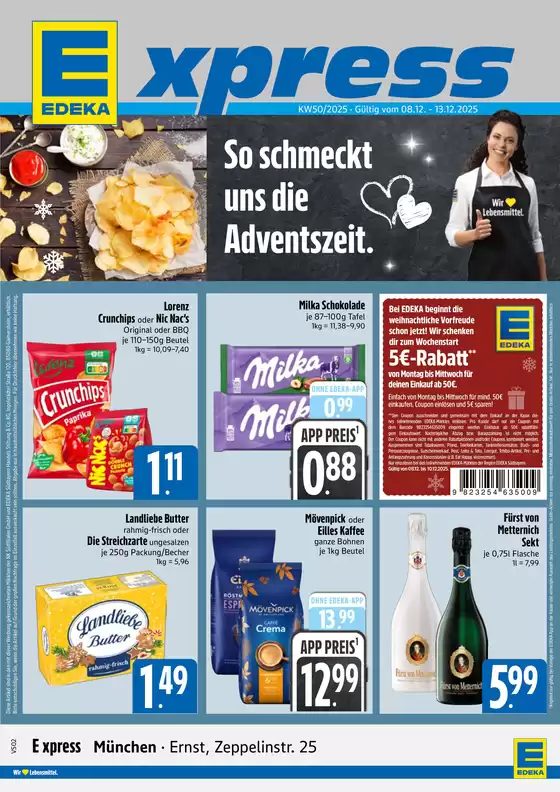 EDEKA Katalog in Oberhaching | Tolles Angebot für alle Kunden | 2025-12-07T00:00:00.000Z - 2025-12-13T00:00:00.000Z