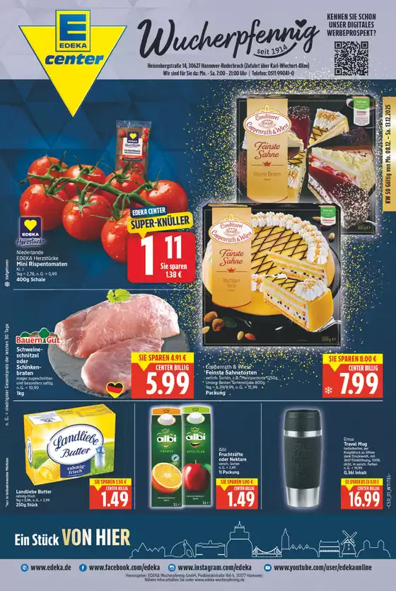 EDEKA Katalog in Hannover | Unsere besten Schnäppchen | 2025-12-07T00:00:00.000Z - 2025-12-13T00:00:00.000Z