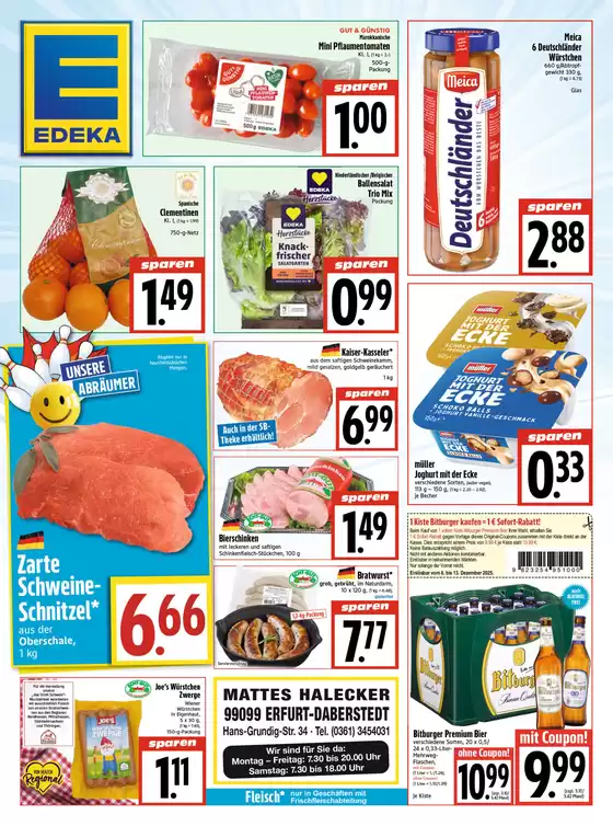 EDEKA Katalog in Weimar | Exklusive Schnäppchen | 2025-12-07T00:00:00.000Z - 2025-12-13T00:00:00.000Z
