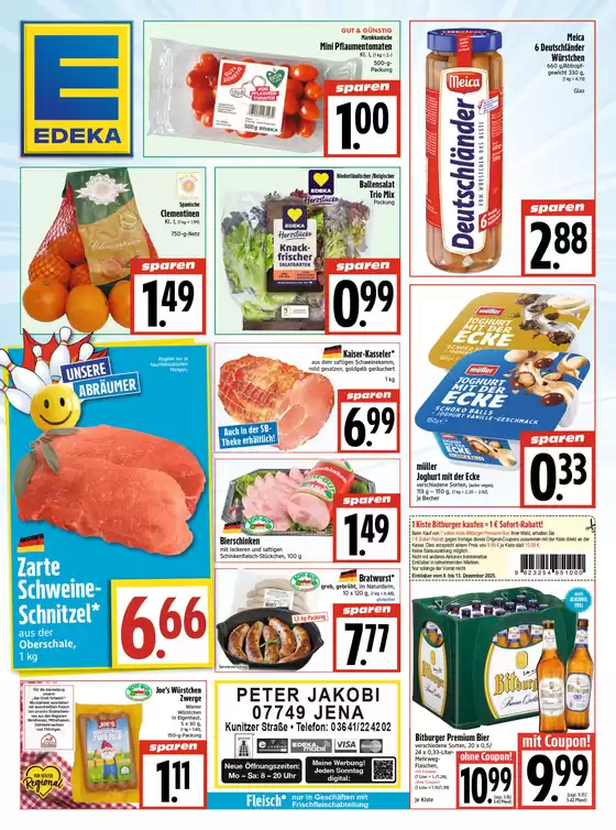 EDEKA Katalog in Weimar | Rabatte und Aktionen | 2025-12-07T00:00:00.000Z - 2025-12-13T00:00:00.000Z