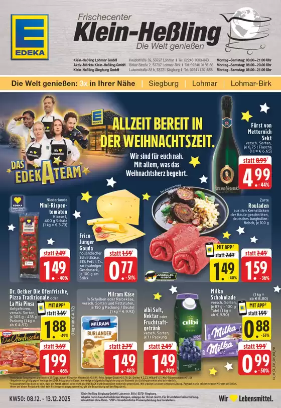EDEKA Katalog in Königswinter | Unsere besten Angebote für Sie | 2025-12-07T00:00:00.000Z - 2025-12-13T00:00:00.000Z